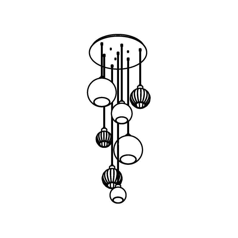 PSM Lighting Moby Sh 5163.7.E27.COMBI.16 PSM Lighting Moby Sh 5163.7.E27.COMBI.16.TXM Lampe suspendue