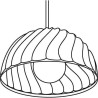 PSM Lighting Cake 1395 Plafonnier