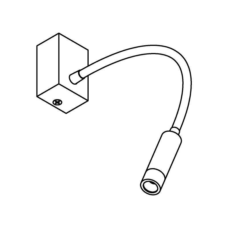 PSM Lighting Lipstick 1895 Lampe Murale
