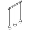 PSM Lighting Shake 5571.Led Lampe Suspendue