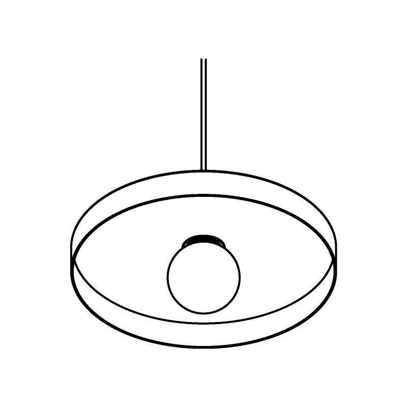 PSM Lighting Skivve 4992.E27 Lampe Suspendue