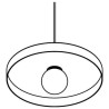 PSM Lighting Skivve 4992.E27 Lampe Suspendue