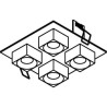 PSM Lighting Stella 8374 Plafonnier