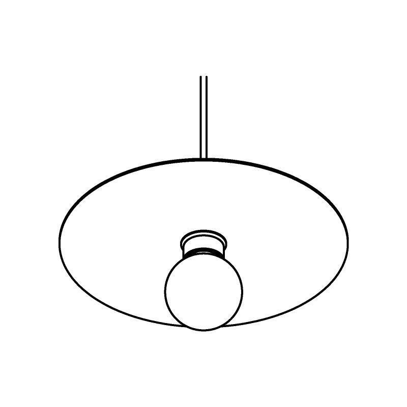 PSM Lighting Angelo 4987.Sh.E27 Lampe Suspendue