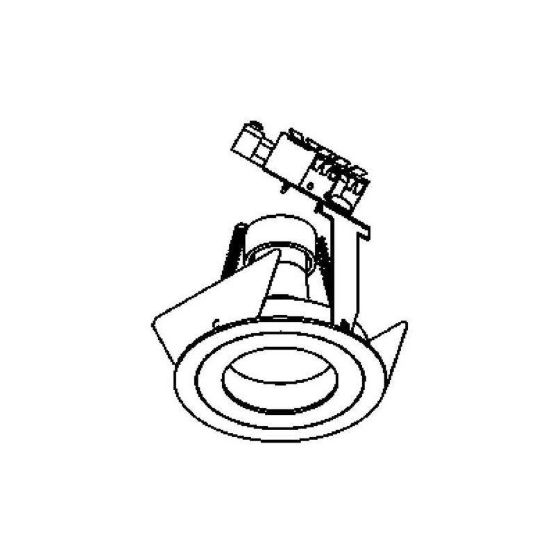 PSM Lighting Ø80 Convertible Sensa Spot Encastrable