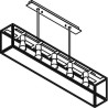 PSM Lighting Tavolo 5104.5.So Lampe Suspendue