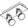 PSM Lighting Victor 3212 Plafonnier