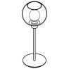 PSM Lighting Moby Sh 1618.Sh.B.300 Lampe De Table