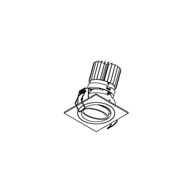 PSM Lighting Ø70 Luxor Xtm.1300.10027.S1 Spot Encastrable