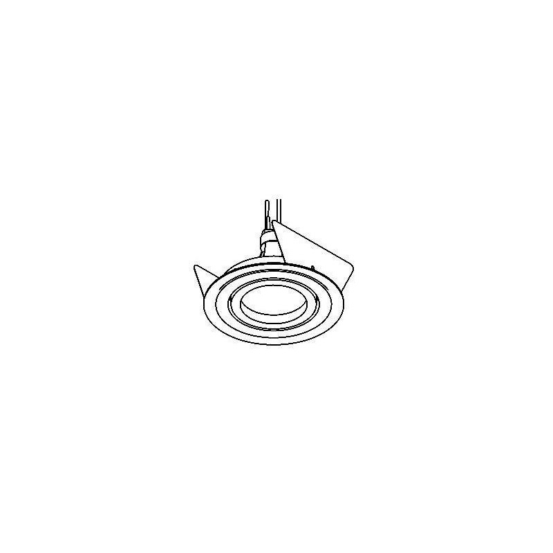 PSM Lighting Ø80 System Diva50Lnout.30 Recessed Spot