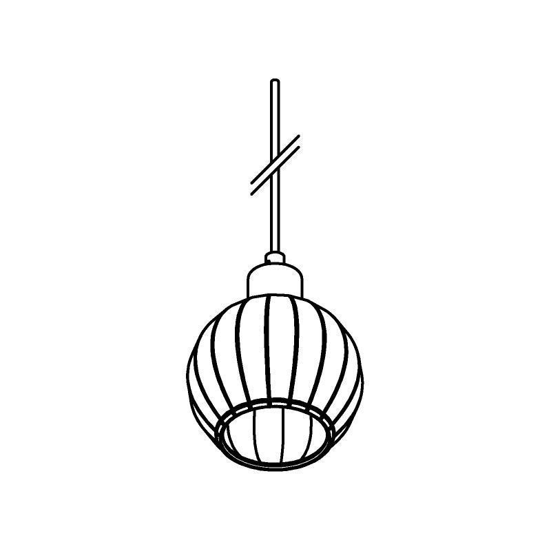 PSM Lighting Noella 4581.V.E27.SH.TR.16 PSM Lighting Noella 4581.V.E27.SH.TR.16.TXM Lampe suspendue