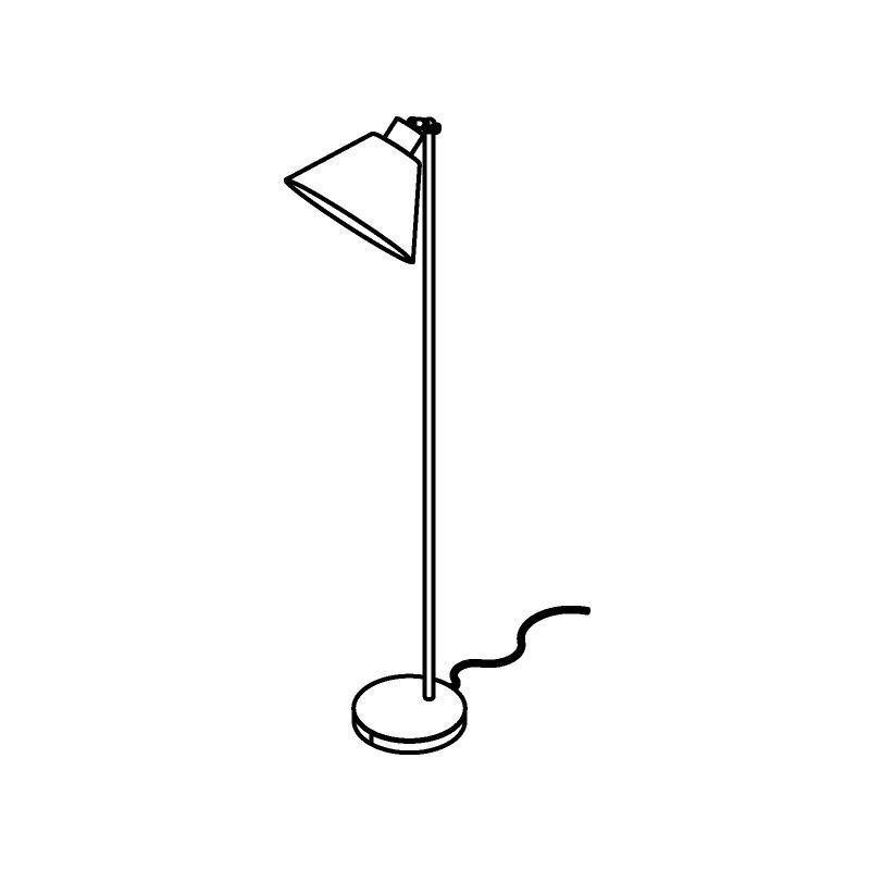 PSM Lighting Iconic 4604.J.E27.SH Lampadaire