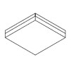 PSM Lighting Monet Sq 640.300.Led Plafonnier