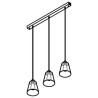PSM Lighting Shake 5577.E27 Lampe Suspendue
