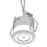 PSM Lighting Felix W1370 Spot Encastrable