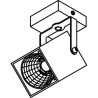 PSM Lighting Fixer 4093.Ip20 Plafonnier