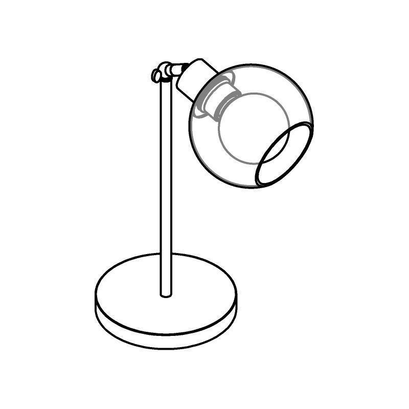 PSM Lighting Moby Sh 1621.Sh.A.300 Lampe De Table