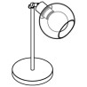 PSM Lighting Moby Sh 1621.Sh.A.300 Lampe De Table