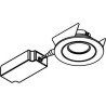 PSM Lighting Nova 444.10014 Spot Encastrable