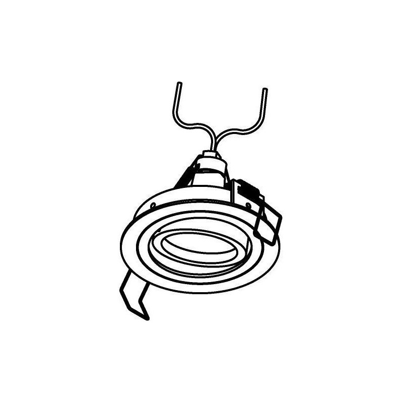 PSM Lighting Ø80 Convertible Diva50.S1 Spot Encastrable