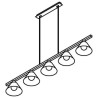 PSM Lighting Iconic 4607.J.E27.SH Lampe suspendue