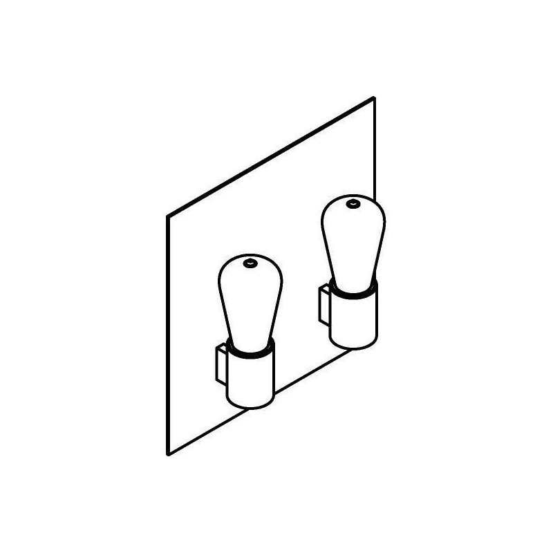 PSM Lighting Ontario 5112.R Lampe Murale