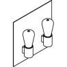 PSM Lighting Ontario 5112.R Lampe Murale