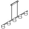 PSM Lighting Shake 5581.Led Lampe Suspendue