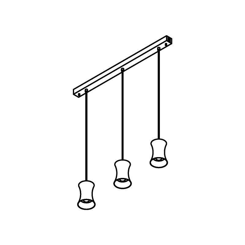 PSM Lighting Clara 3414.3 Lampe Suspendue