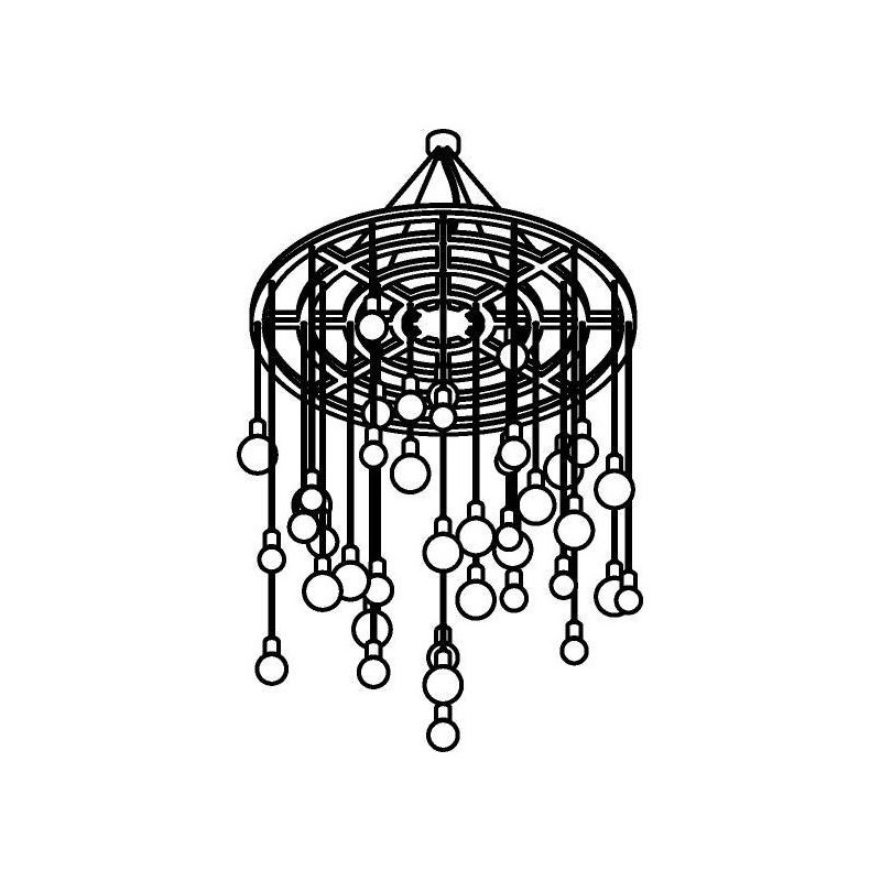 PSM Lighting Galaxy 5085.40 Lampe Suspendue