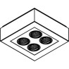 PSM Lighting Luxor 1969.Ip20 Plafonnier