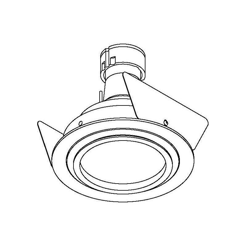 PSM Lighting Ø80 Convertible Aquanodot.Es50 Spot Encastrable