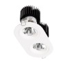 PSM Lighting Ø80 Luxor Xtm.1300.10048.S1 Spot Encastrable