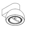PSM Lighting Olivia 1819.Down Lampe Murale