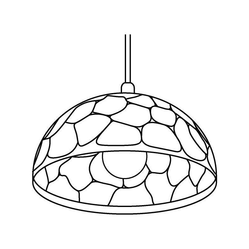 PSM Lighting Rocky 1398 Lampe Suspendue