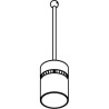 PSM Lighting Naomi - Radar 1828.Ip20 Lampe Suspendue
