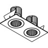 PSM Lighting Ø80 Luxor Xtm.1300.10036.S2 Spot Encastrable