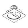 PSM Lighting Square Click System Casaltoar70 Spot Encastrable