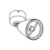 PSM Lighting Volta 1957.Es50 Plafonnier / Lampe Murale