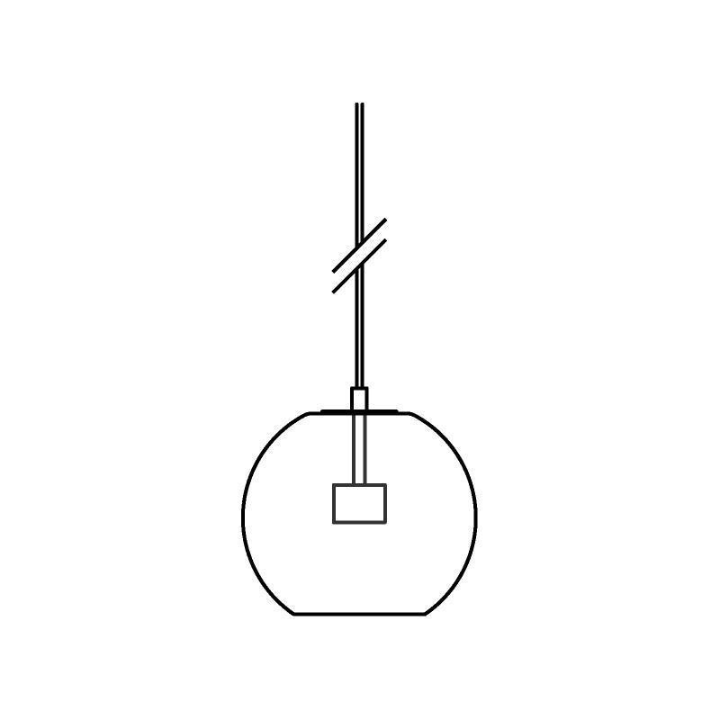 PSM Lighting Moby 3991.C.XTM.TR.16 Lampe suspendue