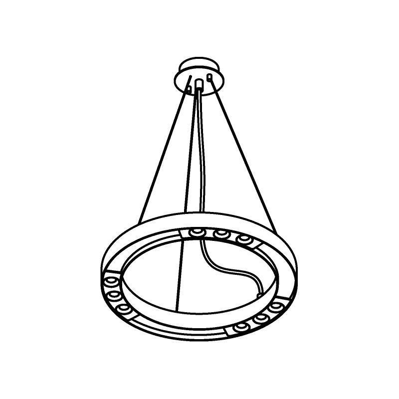 PSM Lighting Hula Hoop 2112 Lampe suspendue