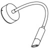 PSM Lighting Lipstick 1849 Lampe Murale