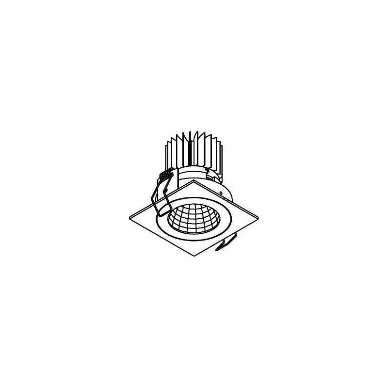 PSM Lighting Ø70 Luxor Xtm.1300.10025.S1 Spot Encastrable