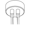 PSM Lighting Rosette Up 073.4 