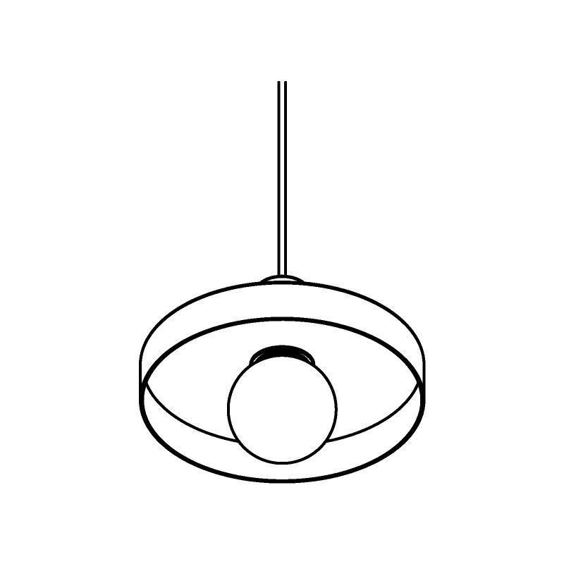 PSM Lighting Skivve 4991.E27 Lampe Suspendue