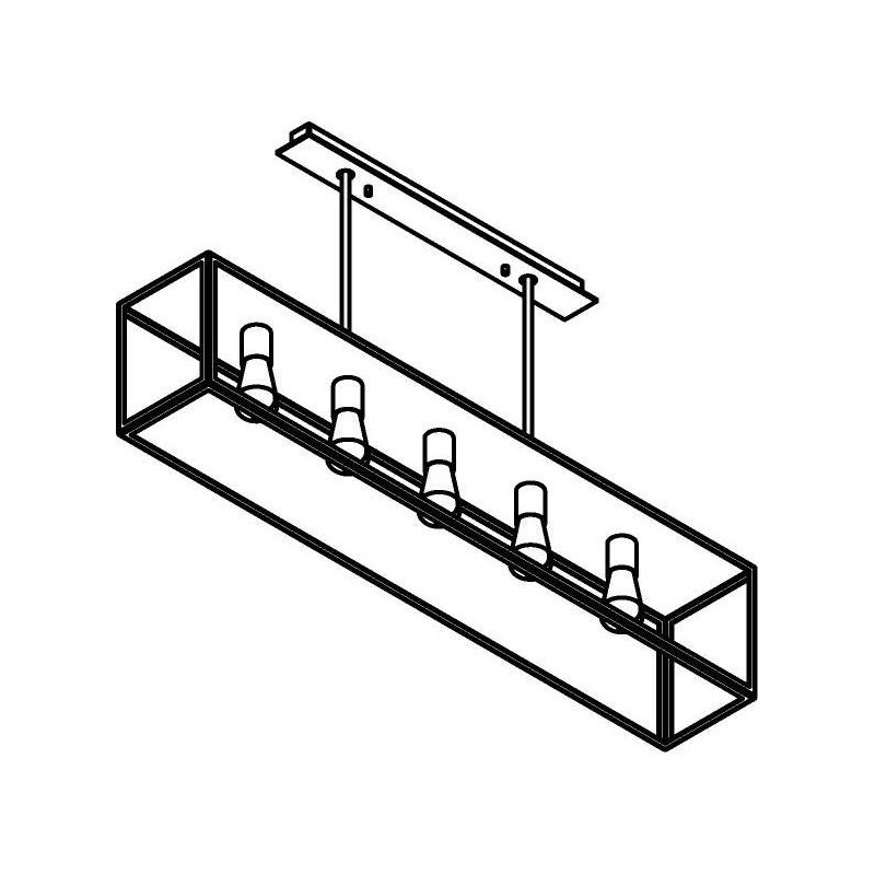 PSM Lighting Tavolo 5100.5.Xlc Lampe Suspendue