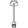 PSM Lighting Maestro For Shade 5001.E27.037 Lampe Suspendue