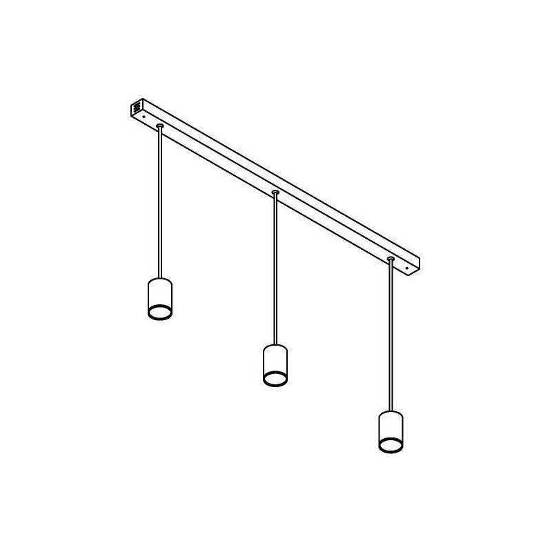 PSM Lighting Naomi - Radar 1829X3.Ip20 Lampe Suspendue