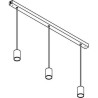 PSM Lighting Naomi - Radar 1829X3.Ip20 Lampe Suspendue