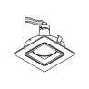 PSM Lighting Ø80 System Cashero50 Spot Encastrable
